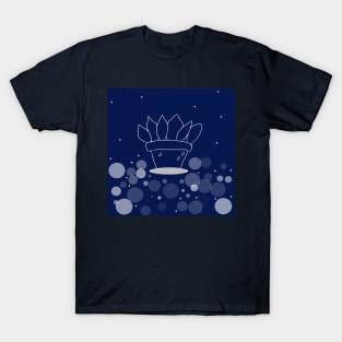 Indoor flower with dark blue color background T-Shirt